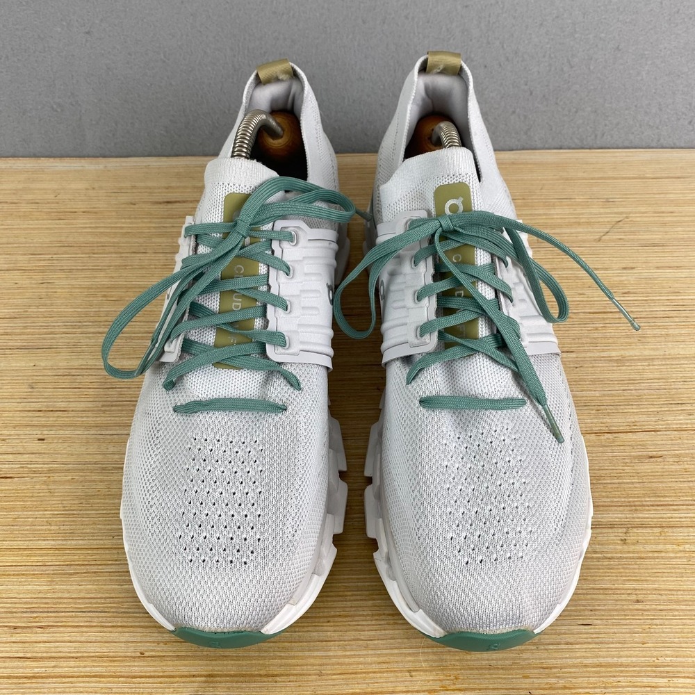 On Mens Cloudswift 3 White Green Running Shoes Sneakers 11.5 - Picture 3 of 10